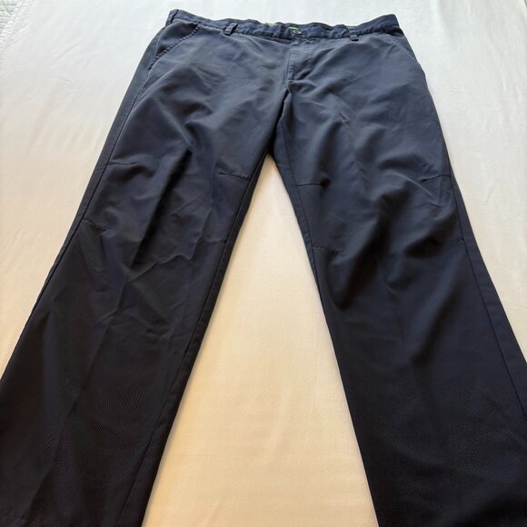 Navy Blue Izod Golf Slim Fit Pants for Men, Size 38 Waist/32 Inseam - Picture 1 of 10